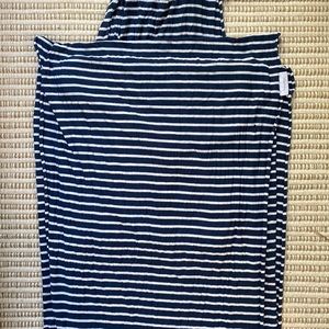 Used Solly Baby Wrap - Navy and White Stripe